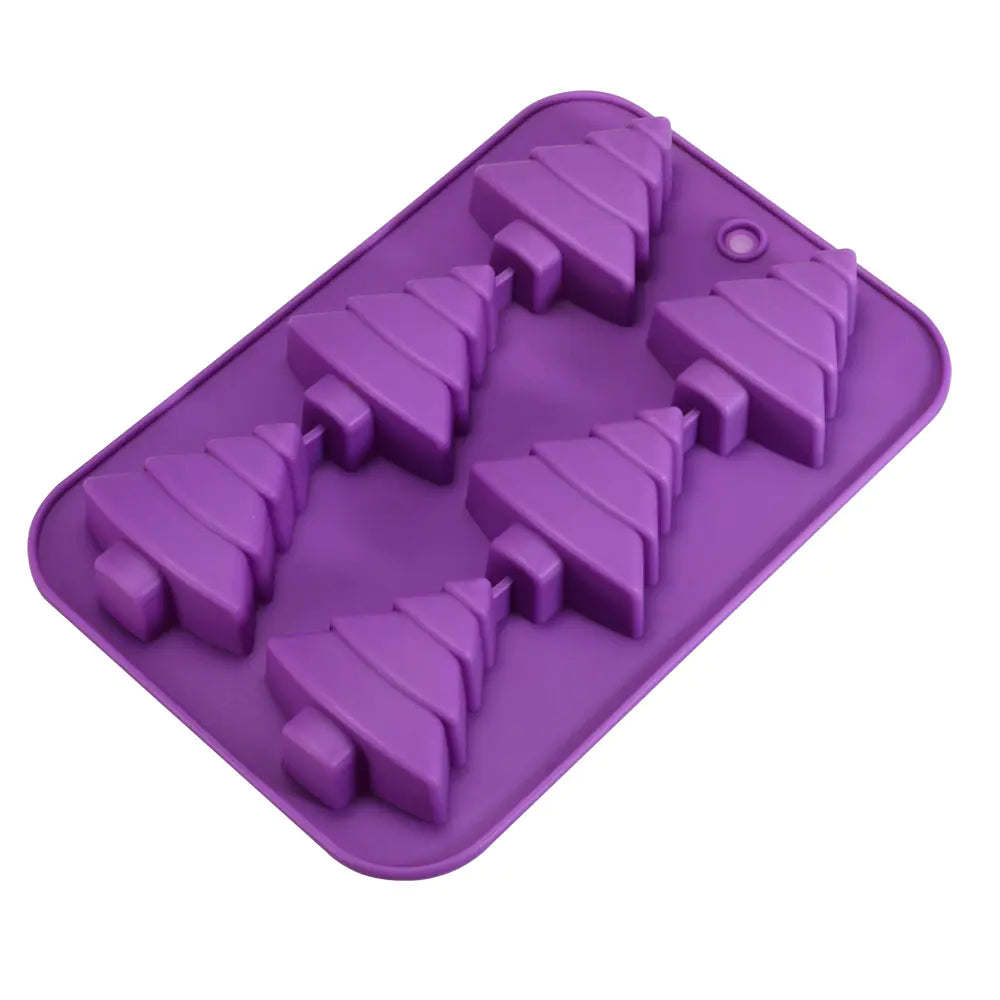 3D Christmas Tree Silicone Mold for Baking and Crafts