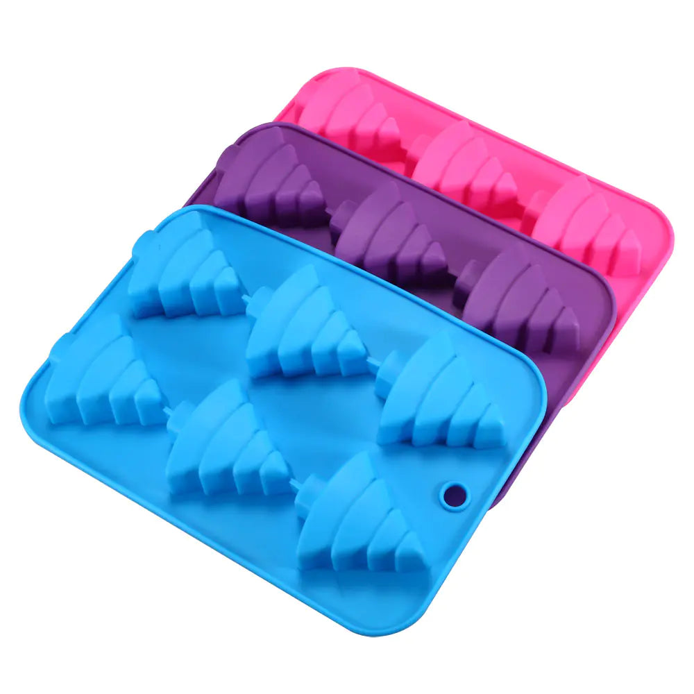 3D Christmas Tree Silicone Mold for Baking and Crafts