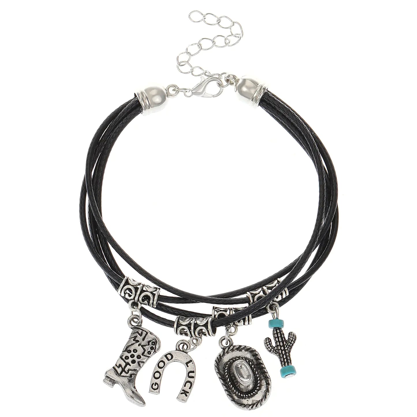Bohemian Multi-layer Leather Boots Bracelet for Women