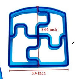 Kids' Sandwich Mold with Heart-Shaped Cartoon Design